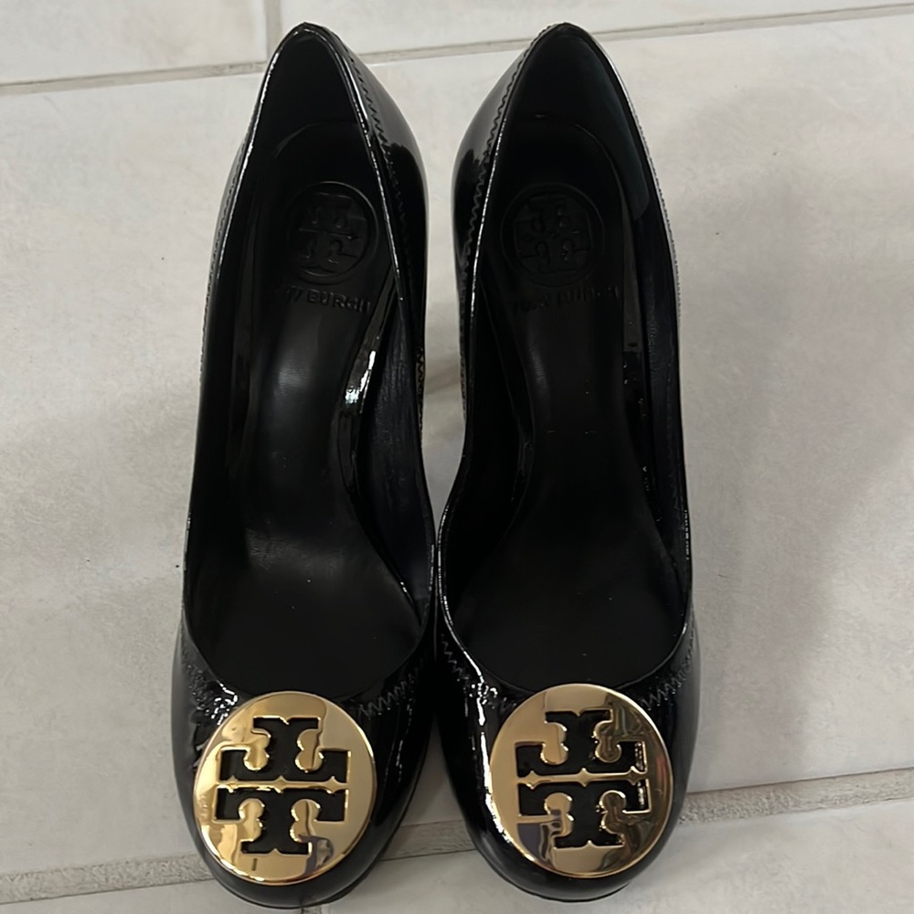 Tory Burch Black Heels (worn once)